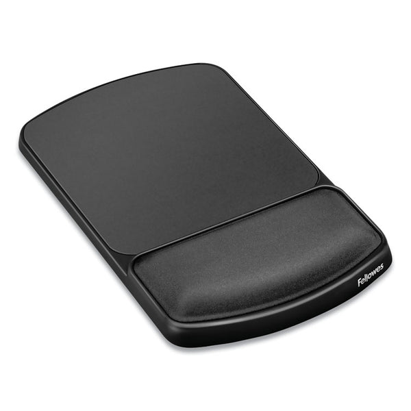 Fellowes® Gel Mouse Pad with Wrist Rest, 6.25 x 10.12, Graphite/Platinum (FEL91741)