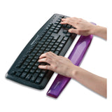 Fellowes® Gel Crystals Keyboard Wrist Rest, 18.5 x 2.25, Purple (FEL91437)