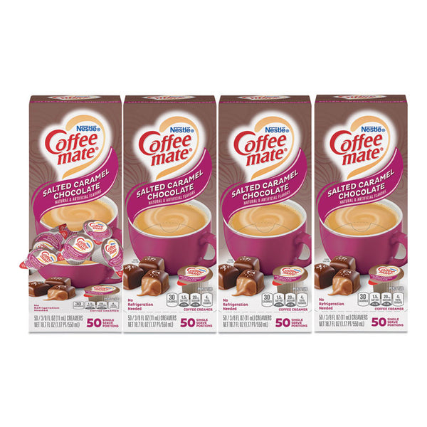 Coffee mate® Liquid Coffee Creamer, Italian Sweet Creme, 0.38 oz Mini Cups, 50/Box, 4 Boxes/Carton, 200 Total/Carton (NES84652CT)