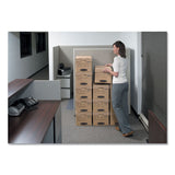 Bankers Box® Filing Box, Letter/Legal Files, 13" x 16.25" x 12", Kraft, 25/Carton (FEL7150001) Carton of 25