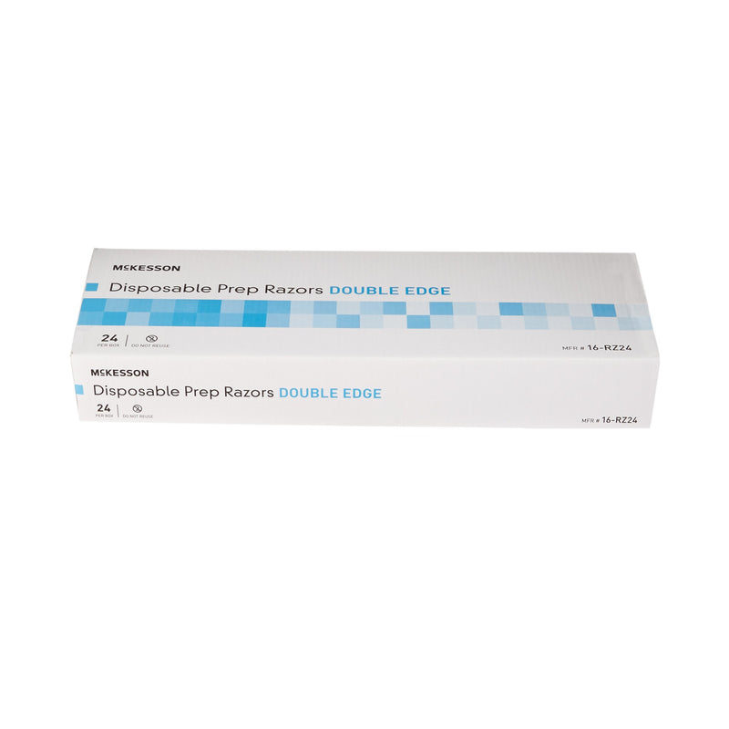 McKesson Surgical Prep Razor Double Edge Single Blade NonSterile Disposable (474851_EA) 1/EA