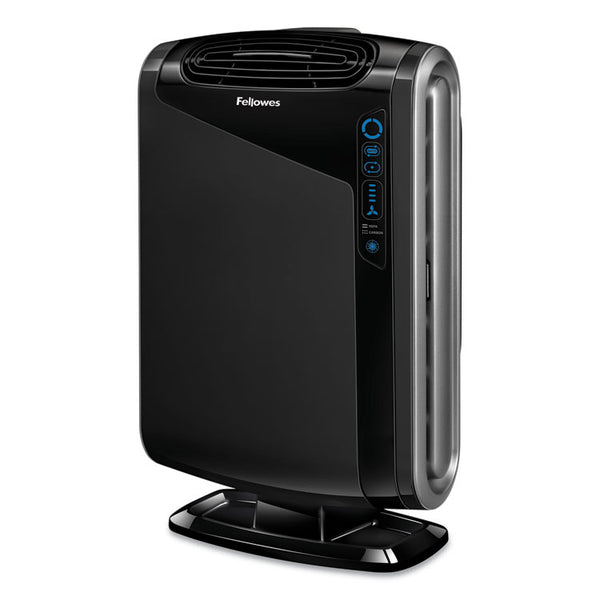 Fellowes® HEPA and Carbon Filtration Air Purifiers, 300 to 600 sq ft Room Capacity, Black (FEL9286201)