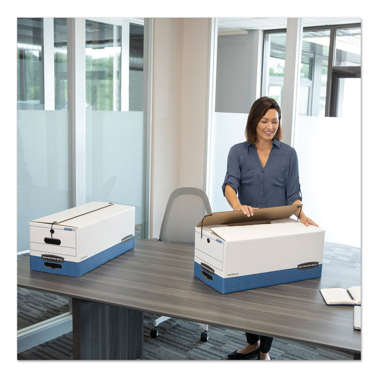 Bankers Box® STOR/FILE Medium-Duty Strength Storage Boxes, Letter Files, 12" x 24.13" x 10.25", White, 20/Carton (FEL0070409) Case of 20