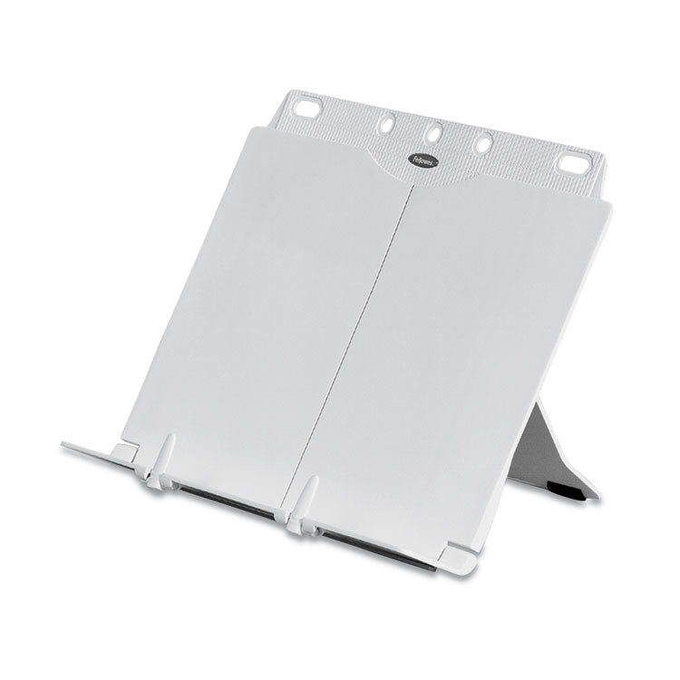 Fellowes® BookLift Copyholder, One Book/Pad Capacity, Plastic, Platinum (FEL21100)