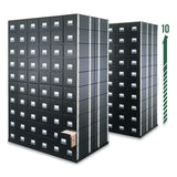 Bankers Box® STAXONSTEEL Maximum Space-Saving Storage Drawers, Letter Files, 14" x 25.5" x 11.13", Black, 6/Carton (FEL00511) Carton of 6