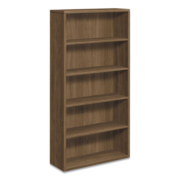 HON® 10500 Series Laminate Bookcase, Five-Shelf, 36w x 13.13d x 71h, Pinnacle (HON105535PINC)