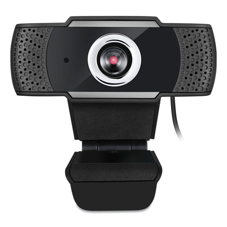Adesso CyberTrack H4 1080P HD USB Manual Focus Webcam with Microphone, 1920 Pixels x 1080 Pixels, 2.1 Mpixels, Black (ADECYBERTRACKH4) Each