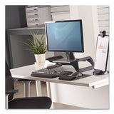 Fellowes® I-Spire Series Monitor Lift, 20" x 8.88" x 4.88", Black, Supports 25 lbs (FEL9472301)