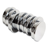 U Brands Board Magnets, Circles, Silver, 1.25" Diameter, 10/Pack (UBRIM130809) Pack of 10