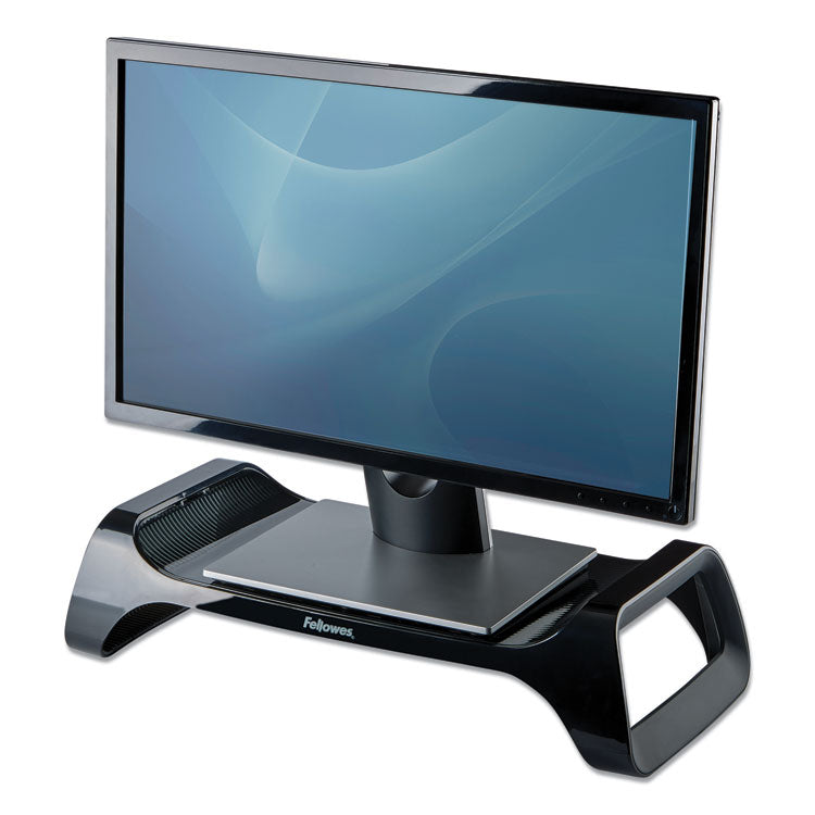 Fellowes® I-Spire Series Monitor Lift, 20" x 8.88" x 4.88", Black, Supports 25 lbs (FEL9472301)