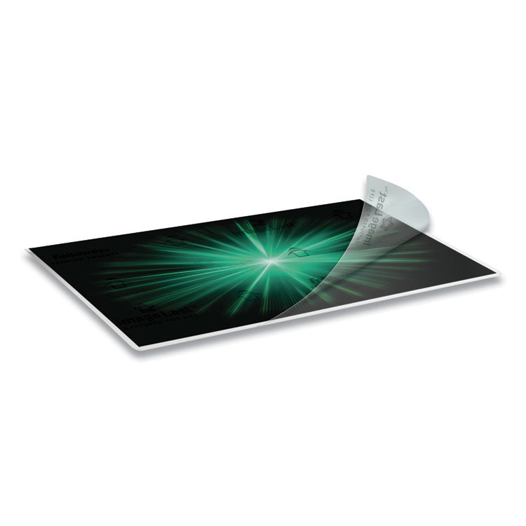 Fellowes® ImageLast Laminating Pouches with UV Protection, 3 mil, 9" x 11.5", Clear, 25/Pack (FEL5200501) Pack of 25