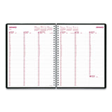 Brownline® DuraFlex Weekly Planner, 11 x 8.5, Black Cover, 12-Month (Jan to Dec): 2024 (REDCB950VBLK)
