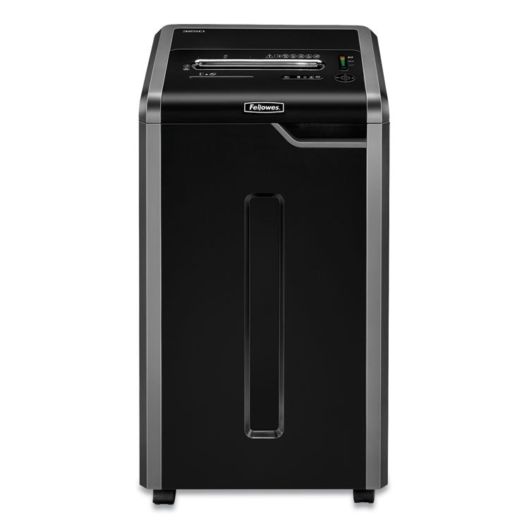 Fellowes® Powershred 325Ci 100% Jam Proof Cross-Cut Shredder, 22 Manual Sheet Capacity (FEL3831001)