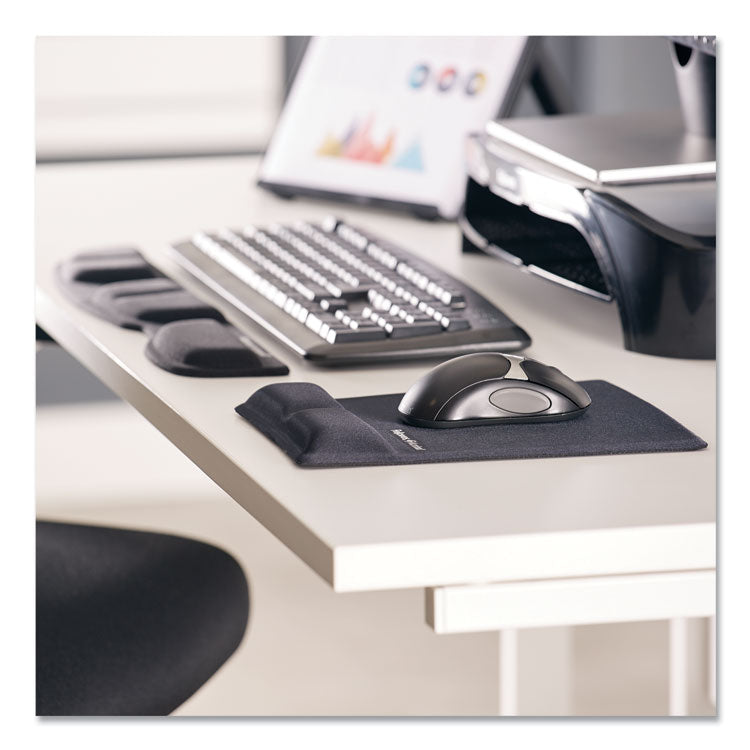 Fellowes® Gel Keyboard Palm Support, 18.25 x 3.37, Black (FEL9183201) Each