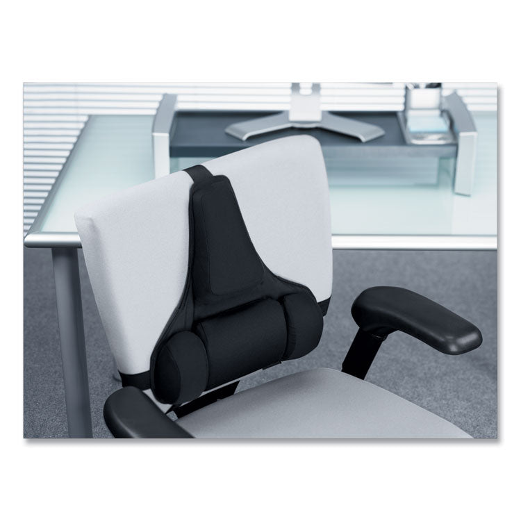 Fellowes® Professional Series Back Support with Microban Protection, 15 x 2 x 14.5, Black (FEL8037601)