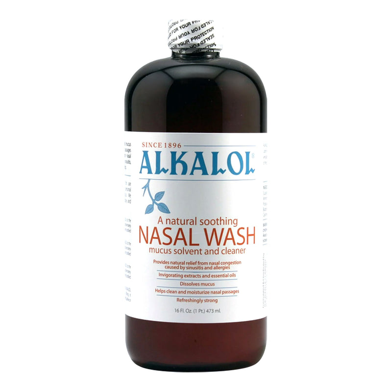 Alkalol® Mucus Solvent and Nasal Wash Liquid 16 oz. (257758_EA) 1/EA