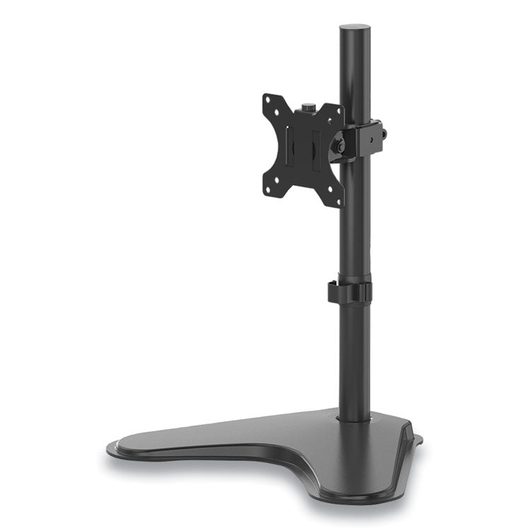 Fellowes® Professional Series Single Freestanding Monitor Arm, For 32" Monitors, 11" x 15.4" x 18.3", Black, Supports 17 lb (FEL8049601)