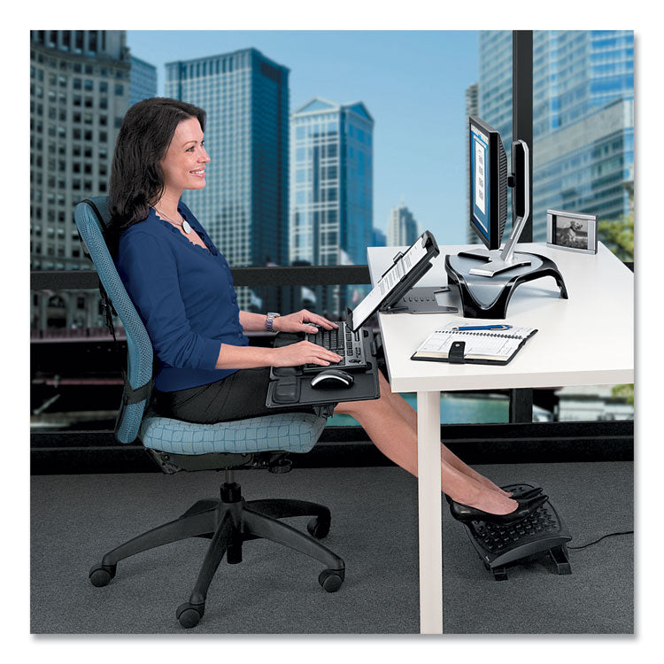 Fellowes® Professional Series Back Support with Microban Protection, 15 x 2 x 14.5, Black (FEL8037601)