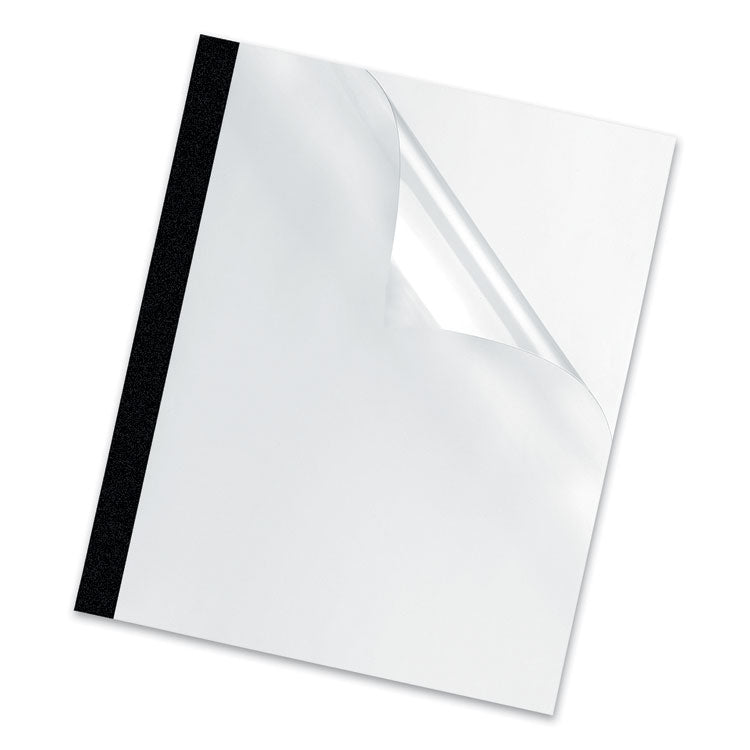 Fellowes® Thermal Binding System Presentation Covers, Clear, 2 to 15 Sheet Capacity, 11 x 8.5, Unpunched, 10/Pack (FEL5225301) 1 Pack of 10