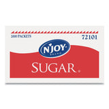 N'Joy Sugar Packets, 0.1 oz, 2,000 Packets/Box (NJOSUG72101) Box of 100