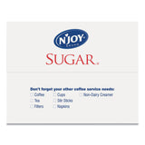 N'Joy Sugar Packets, 0.1 oz, 2,000 Packets/Box (NJOSUG72101) Box of 100