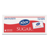 N'Joy Sugar Packets, 0.1 oz, 2,000 Packets/Box (NJOSUG72101) Box of 100