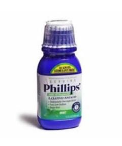 Phillips'® Milk of Magnesia Laxative Mint Flavor Liquid 12 oz. 400 mg / 5 mL Strength Magnesium Hydroxide (1060914_EA) 1/EA