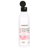 McKesson Rinse-Free Shampoo and Body Wash 8 oz. Flip Top Bottle Light Floral Scent (877023_CS) 48/CS