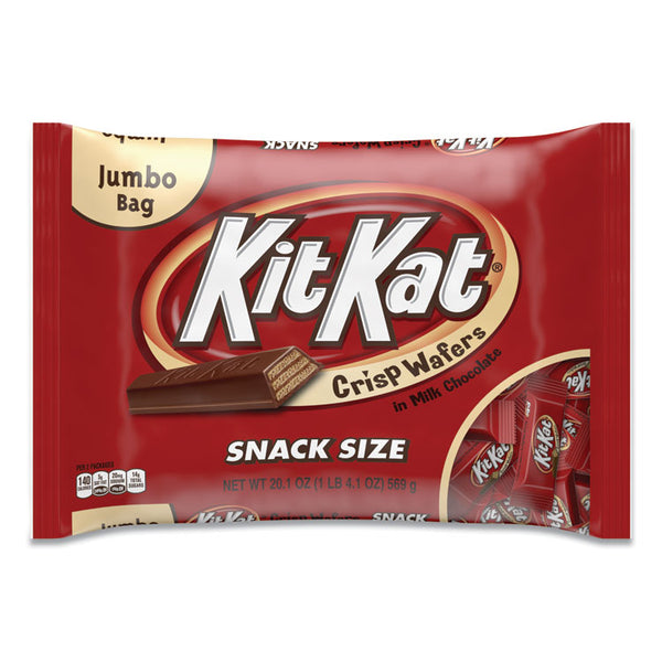 Kit Kat® Snack Size, Crisp Wafers in Milk Chocolate, 20.1 oz Bag (KKT07668EA)