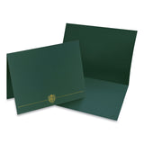 Great Papers!® Classic Crest Certificate Covers, 9.38 x 12, Hunter, 5/Pack (GRP903118) Pack of 4