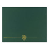 Great Papers!® Classic Crest Certificate Covers, 9.38 x 12, Hunter, 5/Pack (GRP903118) Pack of 4