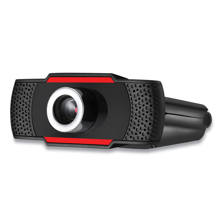Adesso CyberTrack H3 720P HD USB Webcam with Microphone, 1280 pixels x 720 pixels, 1.3 Mpixels, Black (ADECYBERTRACKH3) Each