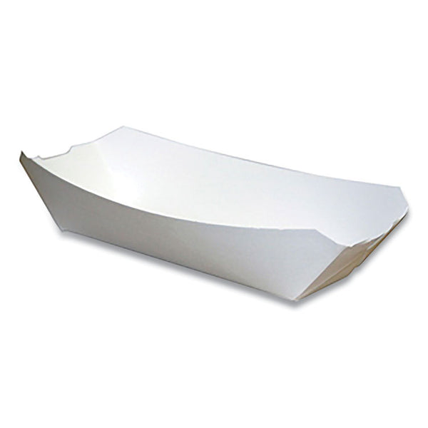 Pactiv Evergreen Paperboard Food Tray, #12 Beers Tray, 6 x 4 x 1.5, White, Paper, 300/Carton (PCT23863) Case Of 300