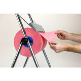 TASKBrand® Industrial Floor Jumbo Roll Dispenser, Silver, 35.43" x 17.72" (HOS680690) Each