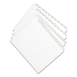 Avery® Preprinted Legal Exhibit Side Tab Index Dividers, Allstate Style, 25-Tab, 26 to 50, 11 x 8.5, White, 1 Set, (1702) (AVE01702)