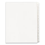 Avery® Preprinted Legal Exhibit Side Tab Index Dividers, Allstate Style, 25-Tab, 1 to 25, 11 x 8.5, White, 1 Set, (1701) (AVE01701)