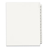 Avery® Preprinted Legal Exhibit Side Tab Index Dividers, Avery Style, 25-Tab, 26 to 50, 11 x 8.5, White, 1 Set, (1331) (AVE01331)