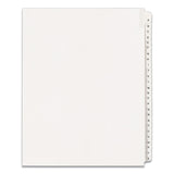 Avery® Preprinted Legal Exhibit Side Tab Index Dividers, Allstate Style, 26-Tab, A to Z, 11 x 8.5, White, 1 Set, (1700) (AVE01700)