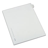 Avery&reg; Preprinted Legal Exhibit Side Tab Index Dividers, Allstate Style, 10-Tab, 24, 11 x 8.5, White, 25/Pack (AVE82222) Set of 25