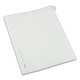 Avery&reg; Preprinted Legal Exhibit Side Tab Index Dividers, Allstate Style, 10-Tab, 25, 11 x 8.5, White, 25/Pack (AVE82223) Set of 25