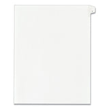 Avery® Preprinted Legal Exhibit Side Tab Index Dividers, Allstate Style, 10-Tab, 1, 11 x 8.5, White, 25/Pack (AVE82199)
