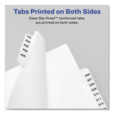 Avery® Preprinted Legal Exhibit Side Tab Index Dividers, Avery Style, 10-Tab, 5, 11 x 8.5, White, 25/Pack (AVE11915)