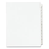 Avery® Preprinted Legal Exhibit Side Tab Index Dividers, Avery Style, 26-Tab, A to Z, 11 x 8.5, White, 1 Set, (1400) (AVE01400)