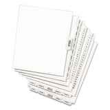 Avery® Preprinted Legal Exhibit Side Tab Index Dividers, Avery Style, 26-Tab, A to Z, 11 x 8.5, White, 1 Set, (1400) (AVE01400)