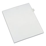 Avery&reg; Preprinted Legal Exhibit Side Tab Index Dividers, Allstate Style, 10-Tab, 7, 11 x 8.5, White, 25/Pack (AVE82205) Set of 25