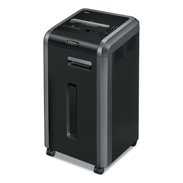 Fellowes® Powershred 225Ci 100% Jam Proof Cross-Cut Shredder, 22 Manual Sheet Capacity (FEL3825001)