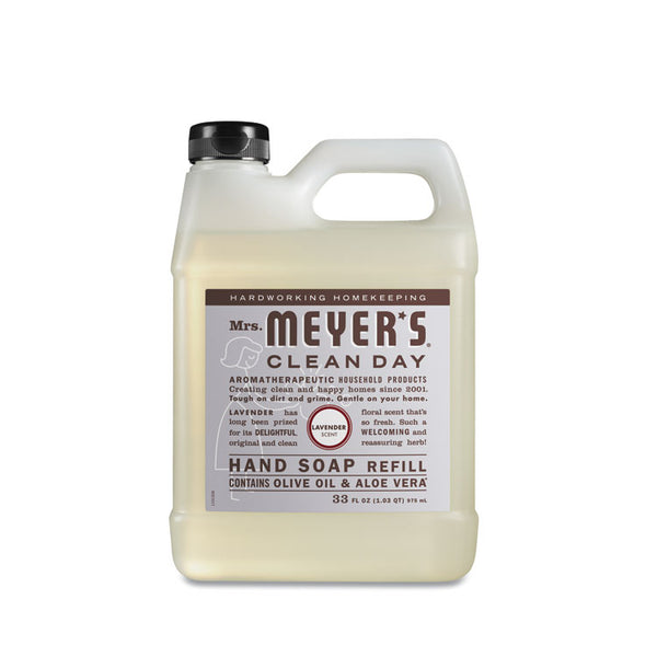 Mrs. Meyer's® Clean Day Liquid Hand Soap Refill, Lavender, 33 oz (SJN651318EA) Each