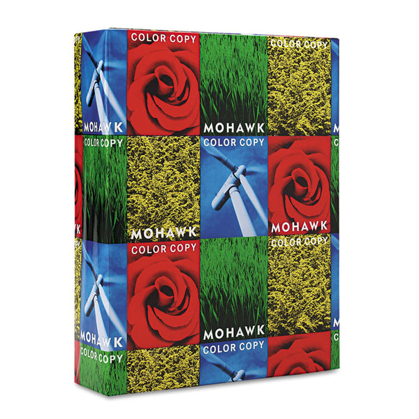 Mohawk Color Copy Recycled Paper, 94 Bright, 28 lb Bond Weight, 8.5 x 11, PC White, 500/Ream (MOW54301)