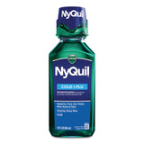 Vicks® NyQuil Cold and Flu Nighttime Liquid, 12 oz Bottle (PGC01426EA)