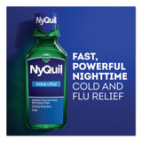 Vicks® NyQuil Cold and Flu Nighttime Liquid, 12 oz Bottle (PGC01426EA)